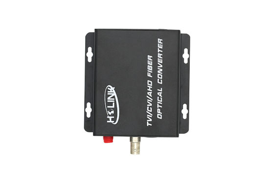 1080p HD1 Channel AHD Fiber Converter for  HD AHD CVI TVI camera optical audio receiver supplier