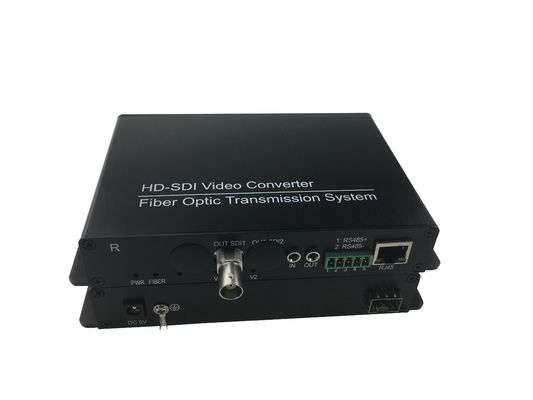 HD-SDI over fiber video converter,1/2/4/8/16-Ch HD-SDI video embeded with audio+1Ch Return 485/232/422,data,1.25G supplier