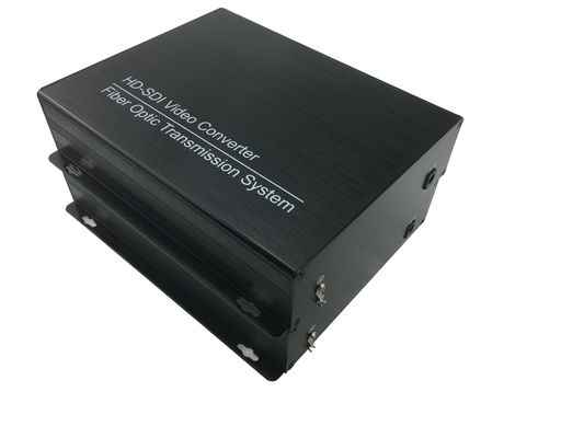 5VDC power4 channels HD SDI to Fiber Converter 1.485Gb / s Data rate optical fiber transmitter supplier