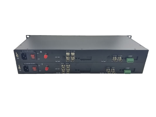 HD SDI to Fiber Converter with 1Ch 485 supporting 1080P/60HZ @ 30fps SDI video 12V Power supply supplier