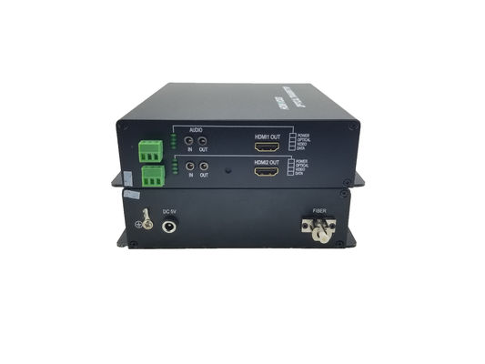 2 channnel HDMI fiber optic cctv FULL HD video converter 1080p HDMI Fiber Optical audio Transmitter and Receiver supplier