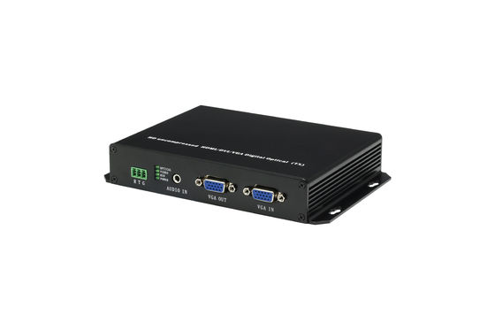 CE VGA To Fiber Converter Audio Video / VGA Multiplexer 1CH Audio + Data + Fiber Port supplier