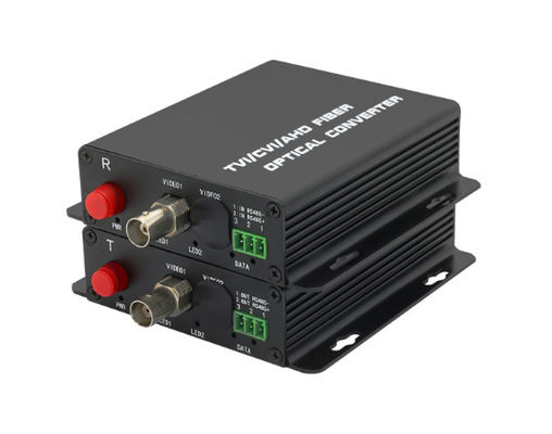 1 fiber port RS485 data CVI Fiber Converter Single mode SC connector audio transmitter receiver supplier