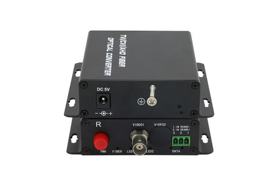 1 fiber port RS485 data CVI Fiber Converter Single mode SC connector audio transmitter receiver supplier