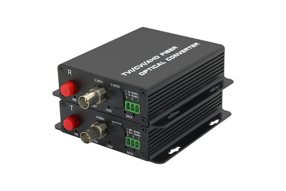 1 fiber port RS485 data CVI Fiber Converter Single mode SC connector audio transmitter receiver supplier