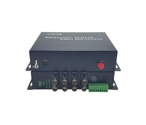 HDCVI/TVI/AHD 45MHz Single Mode Fiber Video Converter Coaxial Cable FC / ST / SC Connector supplier