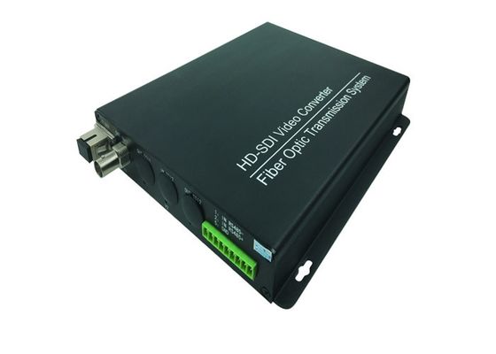 1 Reverse RS485 Data HD SDI To Fiber Converter OPTIC Video Transceiver BNC Interface supplier
