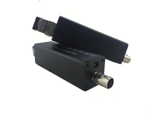 Hot sell MINI SDI Fiber Converter with SFP port Single Mode FC BNC jack supplier