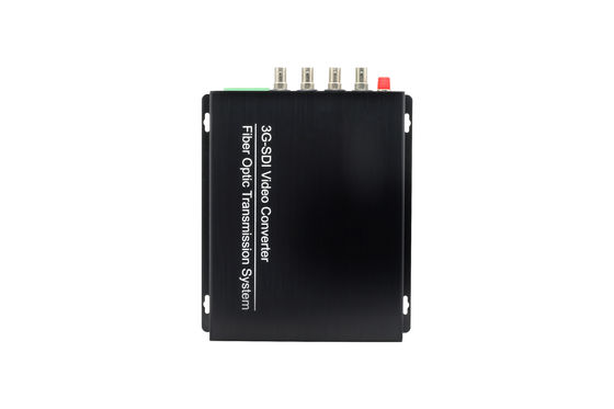 HD 4 channel RS485 3G SDI fiber video transmitter used digital optical transmission + Forward / Reverse Audio supplier