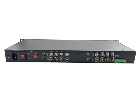 HD 16 channel CVI over Fiber Transceiver HD 1080p Video Converter 0 ~ 80km Distance optical fiber receiver supplier