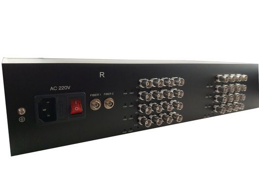 32CH 720P 960P 1080p HD 1080p CVI/TVI/AHD with RS485 data Video Converter / Fiber Optic Transmitter supplier