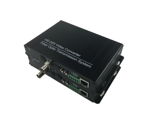 1channel HD SDI  transmitter video to fiber converter with RS485 data SFP  8V ~ 14V DC input voltage 270Mb / s Bit rate supplier
