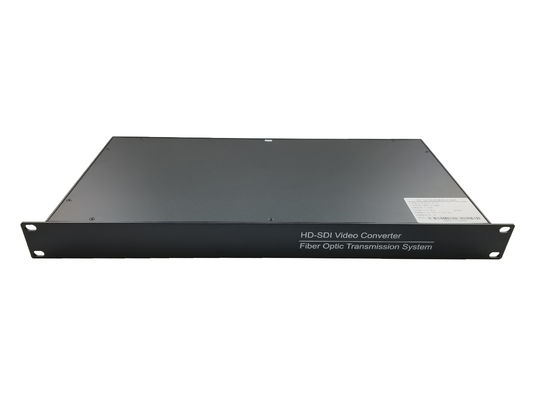 Rack Full HD single mode 4channel HD SDI transmitter video to fiber converter supplier