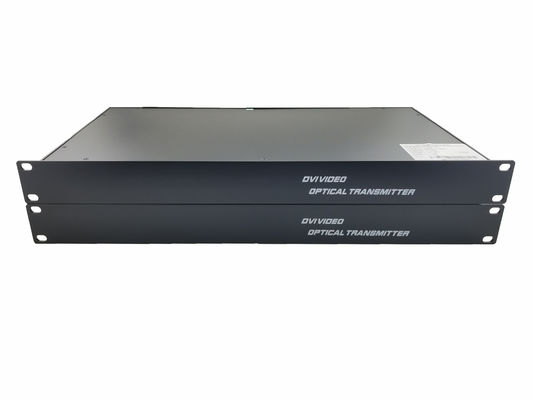 Rack 1080P/60Hz Lossless Dvi To Fiber Video Converter Transceiver Receiver single core 4 channel supplier