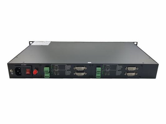 Rack 1080P/60Hz Lossless Dvi To Fiber Video Converter Transceiver Receiver single core 4 channel supplier