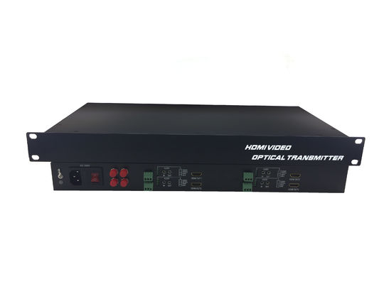Full HD 4 Channel lossless 1080P/60Hz HDMI with RS232 audio to Fiber Optic Transmitter Receiver 4 core supplier
