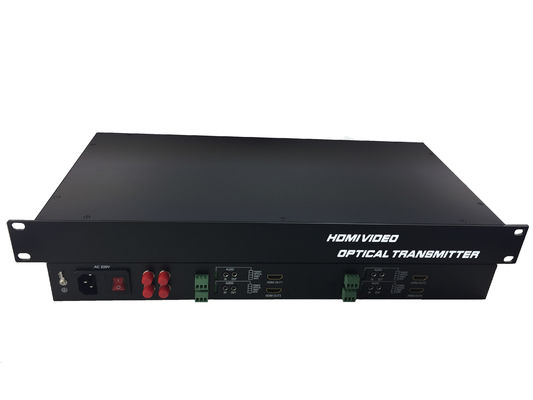 Full HD 4 Channel lossless 1080P/60Hz HDMI with RS232 audio to Fiber Optic Transmitter Receiver 4 core supplier