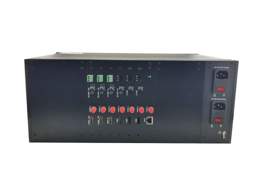 4U rack Full HD lossless 1080P/60Hz HDMI with RS232 audio to Fiber Optic Transmitter Receiver supplier