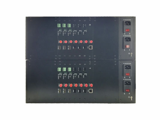 4U rack Full HD lossless 1080P/60Hz HDMI with RS232 audio to Fiber Optic Transmitter Receiver supplier