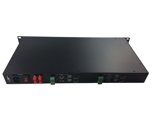 4 core 4channel lossless fiber optic extender up to 1920*1200p 60hz HDMI Video Converter over single mode supplier