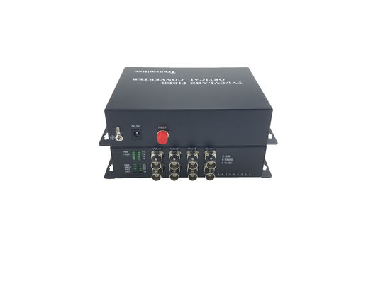 8-Ch 1080p hdcvi\ahd\hd-tvi to fiber media converter with 1 CH video BNC , 1CH data rs485, FC, 20KM,FC Port,Single mode. supplier