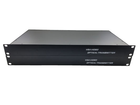 2 CH rack 1080P/60Hz VGA fiber Optic Converter /Uncompressed to Fiber Video Transmission+data,Available OEM/ODM supplier