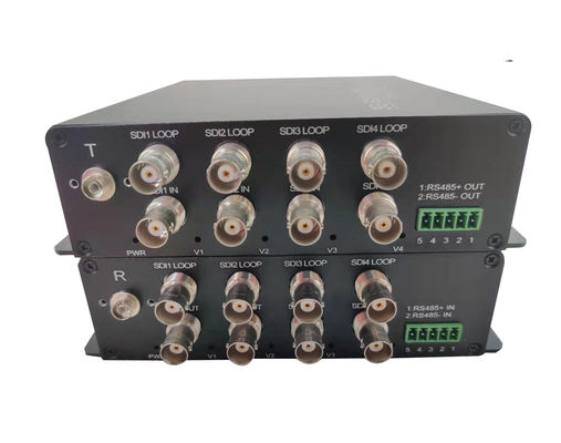 Humanity 8 channel 3GSDI to Fiber Digital Video Converter with RS485 data and customized services sdi to fiber converter supplier