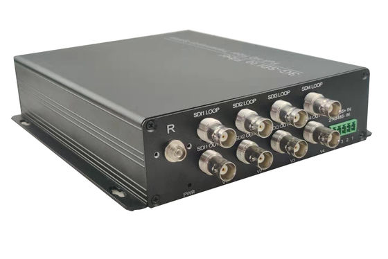 Humanity 8 channel 3GSDI to Fiber Digital Video Converter with RS485 data and customized services sdi to fiber converter supplier