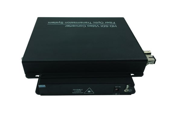 1 Channel HD-SDI to Fiber Optical Video Converter 20KM Fiber Video Transmitter Single Fiber Mode supplier