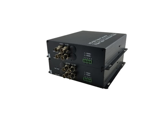 4 Channels HD-SDI to FC/ST/SC Fiber video converter,HDSDI to ST Singlemode Fiber Exender ,For Security SDI cameras only supplier
