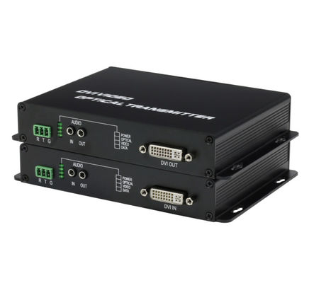1 Channel 1080P/60Hz DVI to Fiber Optic Video Converter over Single Mode Fiber with LC(SFP ) Fiber Port supplier