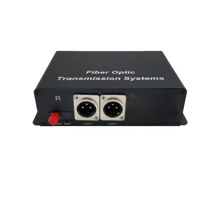 2 Channel Forward XLR Balanced Audio to Fiber Converter,broadcasts quality audio signals up to 12.5 miles of single-mode supplier