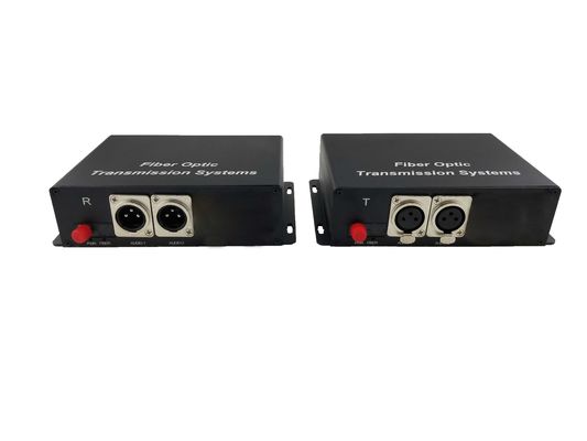 2 Channel Forward XLR Balanced Audio to Fiber Converter,broadcasts quality audio signals up to 12.5 miles of single-mode supplier