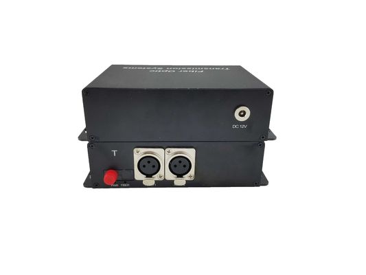 2 Channel Forward XLR Balanced Audio to Fiber Converter,broadcasts quality audio signals up to 12.5 miles of single-mode supplier