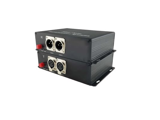 2 Channel Forward XLR Balanced Audio to Fiber Converter,broadcasts quality audio signals up to 12.5 miles of single-mode supplier