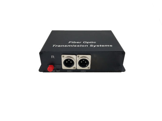 2 Channel Forward XLR Balanced Audio to Fiber Converter,broadcasts quality audio signals up to 12.5 miles of single-mode supplier