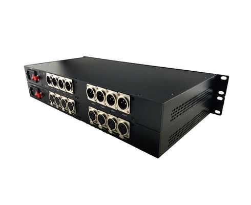 8 Channel Forward XLR Balanced Audio to Fiber Converter,broadcasts quality audio signals up to 12.5 miles of single-mode supplier