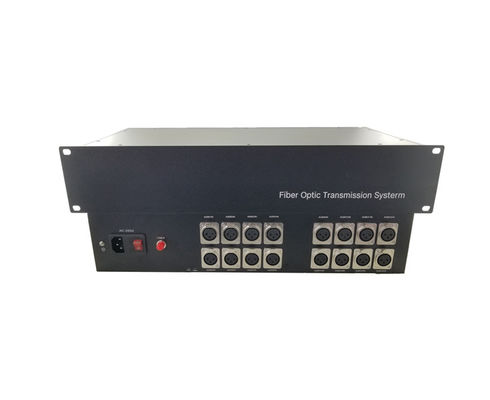 16Channel Forward XLR Balanced Audio to Fiber Converter,broadcasts quality audio signals up to 12.5 miles of single-mode supplier