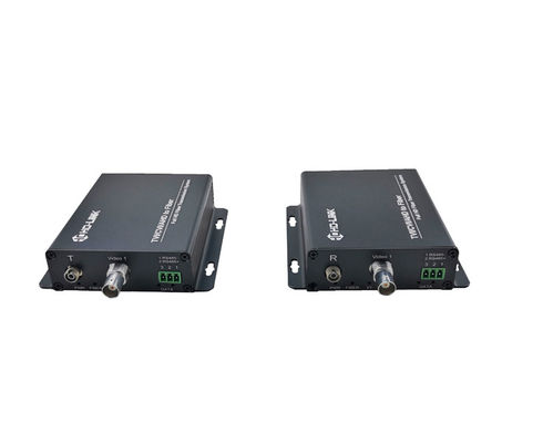 H1channnel  HDCVI/TVI/AHD Fiber Video Optic Transmitters Receivers 720P/960P/1080P,Distance 20KM supplier