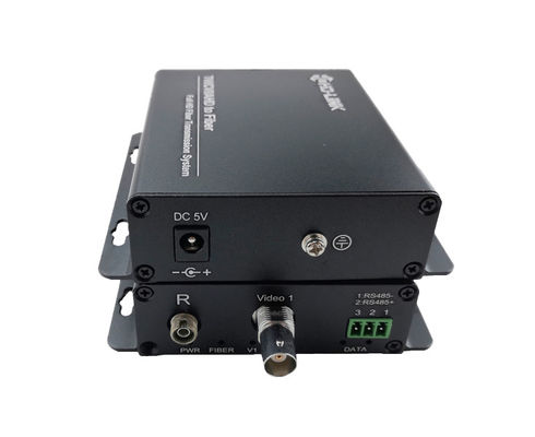 H1channnel  HDCVI/TVI/AHD Fiber Video Optic Transmitters Receivers 720P/960P/1080P,Distance 20KM supplier