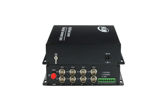 SDI series can transmission 1/2/4/8-Channels SD-SDI/HD-SDI/3G-SDI video over 1 single core fiber.