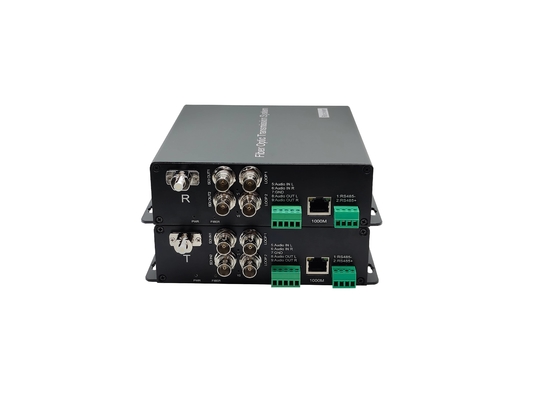 1GB Ethernet, 3G SDI, Audio, RS485 Data, Multi-Signals Transmission Equipment Over One Fibre Cable