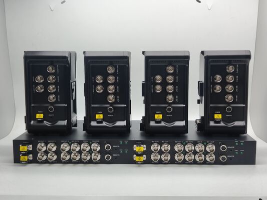2x Bidirectional 12G SDI Video With Lanc Remote, 8-Pin Remote, Vmount Fiber Converter
