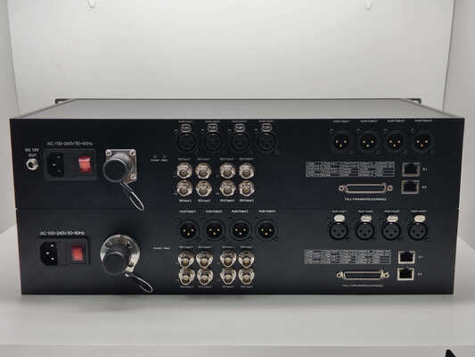 SMPTE 4K Camera Fiber Transmission System with 12G SDI, XLR, Ethernet, DB25 Tally and RS485/232/422 Data